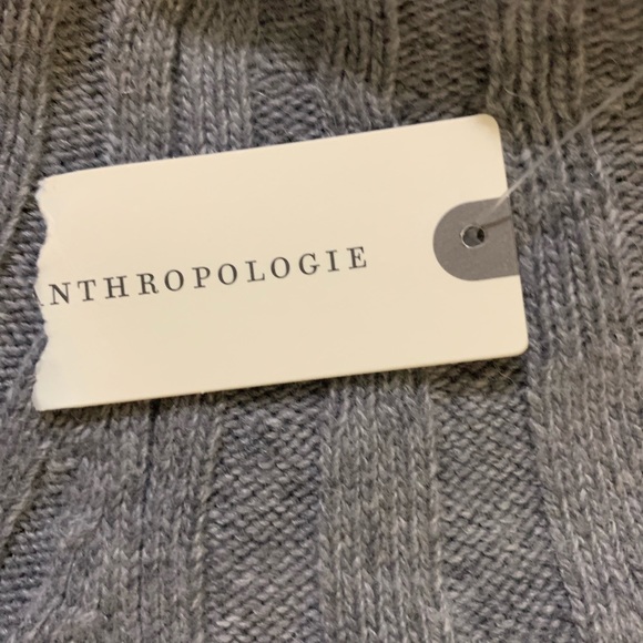 Anthropologie Grey and Yellow Knit Dress - Picture 5 of 6